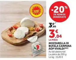 Hyper U Vivaldi - mozzarella di bufala campana aop offre