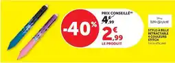 Super U Stylo bille retractable 4 couleurs sfocouens offre