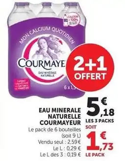 Super U Courmayeur - eau minerale naturelle offre