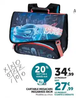 Hyper U Oberthur - cartable megacars offre