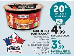 Hyper U Maître coq - coq en box offre