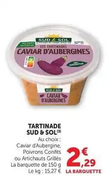Hyper U Sud & sol - tartinade offre
