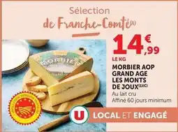 Hyper U Morbier aop grand age les monts de joux offre