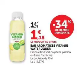 Hyper U Joker - eau aromatisee vitamin water offre