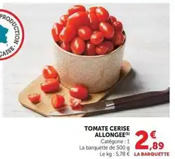 U Express Tomate cerise allongee offre