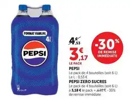 Super U Pepsi - 1,5l offre