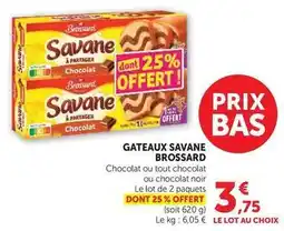 Super U Brossard - gateaux savane chocolat offre