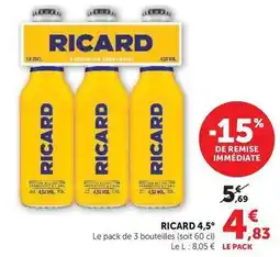 Super U Ricard - 4,5° offre