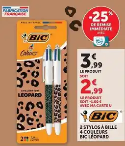 Hyper U U - stylo a bille leopard offre
