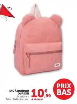 Hyper U Sac à doudou ourson offre