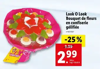Lidl Look o look bouquet de fleurs offre