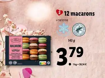 Lidl 12 Macarons offre