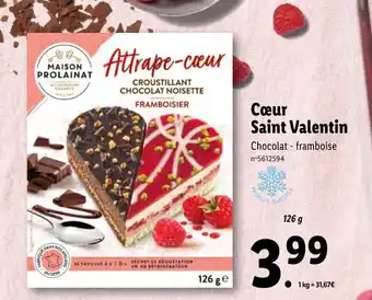 Lidl Cœur saint valentin offre