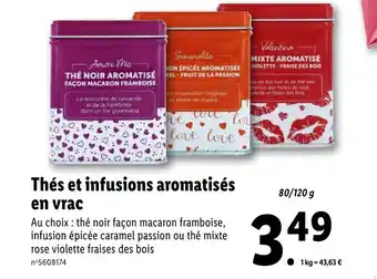 Lidl Thés et infusions aromatisés en vrac offre