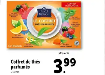 Lidl Coffret de thés parfumés offre
