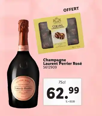 Champagne laurent perrier rosé