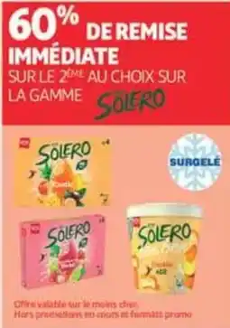Auchan Supermarché Solero sur la gamme offre