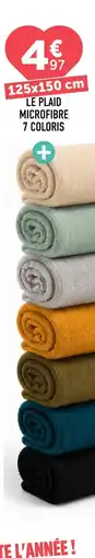 Centrakor LE PLAID MICROFIBRE offre