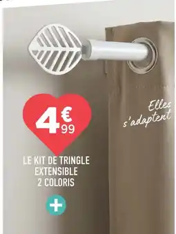 Centrakor LE KIT DE TRINGLE EXTENSIBLE offre