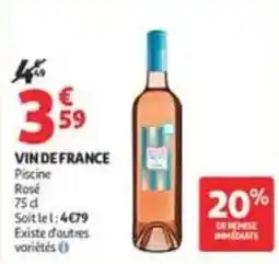 Auchan Supermarché Piscine Rosé offre