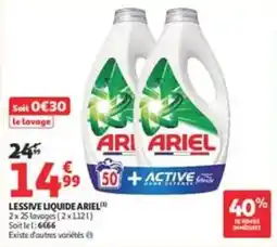 Auchan Supermarché ARIEL Lessive liquide offre