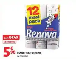 Auchan Supermarché Renova Essuie tout offre