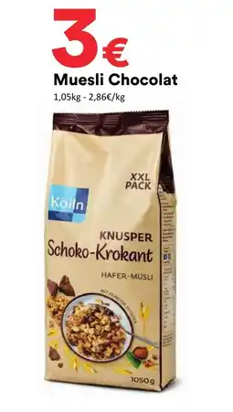 Hmarket Kölln Muesli Chocolat offre