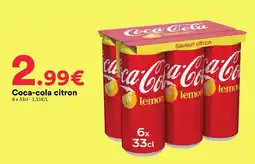 Hmarket Coca-Cola citron offre