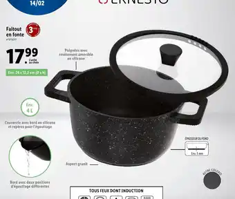 Lidl Faitout en fonte offre