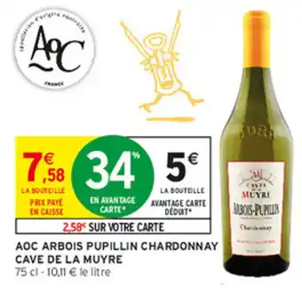 Caves de la Muyre Arbois Pupillin Chardonnay
