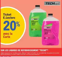 E.Leclerc L'Auto TECH9 Liquide de refroidissement offre