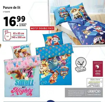 Lidl Parure de lit offre