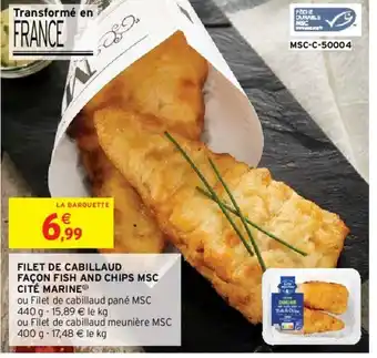 Intermarché Filet de Cabillaud offre