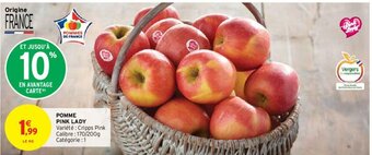 Intermarché Pomme Pink Lady offre