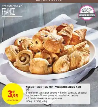 Intermarché Assortiment de Mini Viennoiseries x20 offre