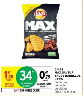 Intermarché Chips Max Saveur offre