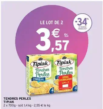 Intermarché Tendres Perles offre