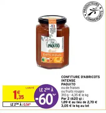 Intermarché Confiture d'Abricots Intense offre