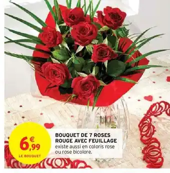 Intermarché Bouquet de 7 Roses offre