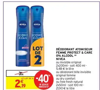 Intermarché Déodorant Atomiseur offre