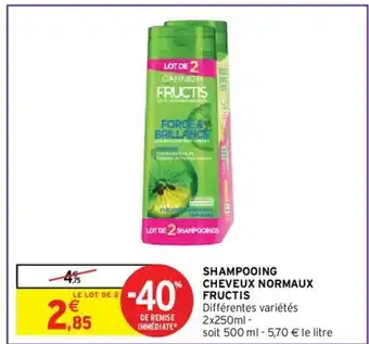 Intermarché Shampooing Cheveux Normaux offre