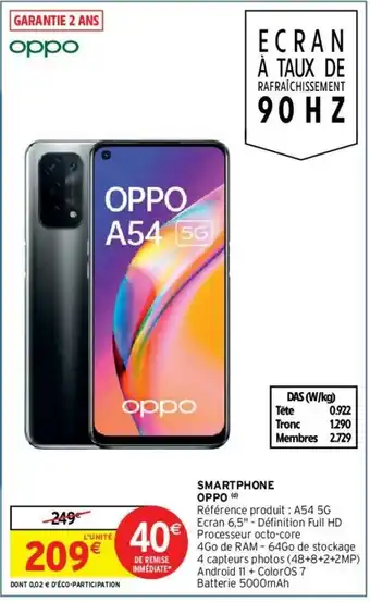 Intermarché Smartphone Oppo offre