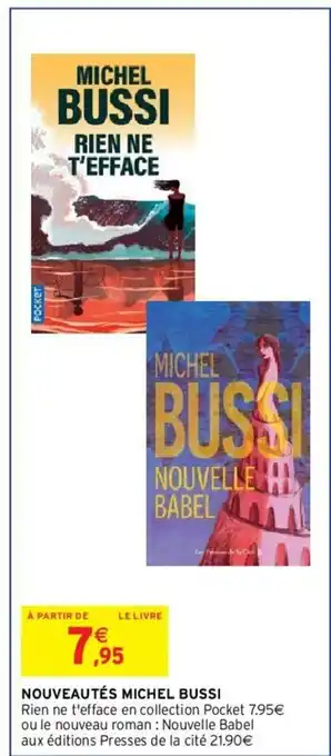 Nouveautés Michel Bussi