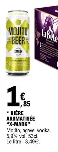 E.Leclerc X-mark bière aromatisée offre