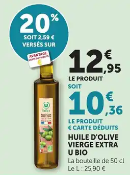 Bi1 U BIO Huile d'olive vierge extra offre