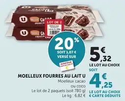 Bi1 MOLLEUX FOURRES AU LAIT U offre