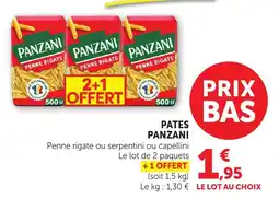 Bi1 PANZANI Penne rigate offre