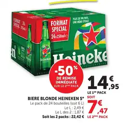 Bi1 Heineken Biere blonde offre
