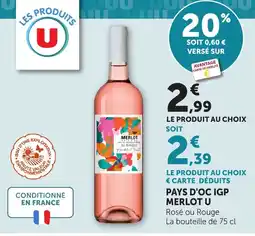 Bi1 MERLOT U offre