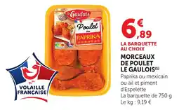 Bi1 Le Gaulois Poulet au Paprika offre